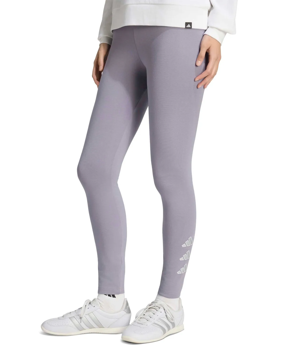 Holiday High-Waisted Logo Graphic Leggings by adidas