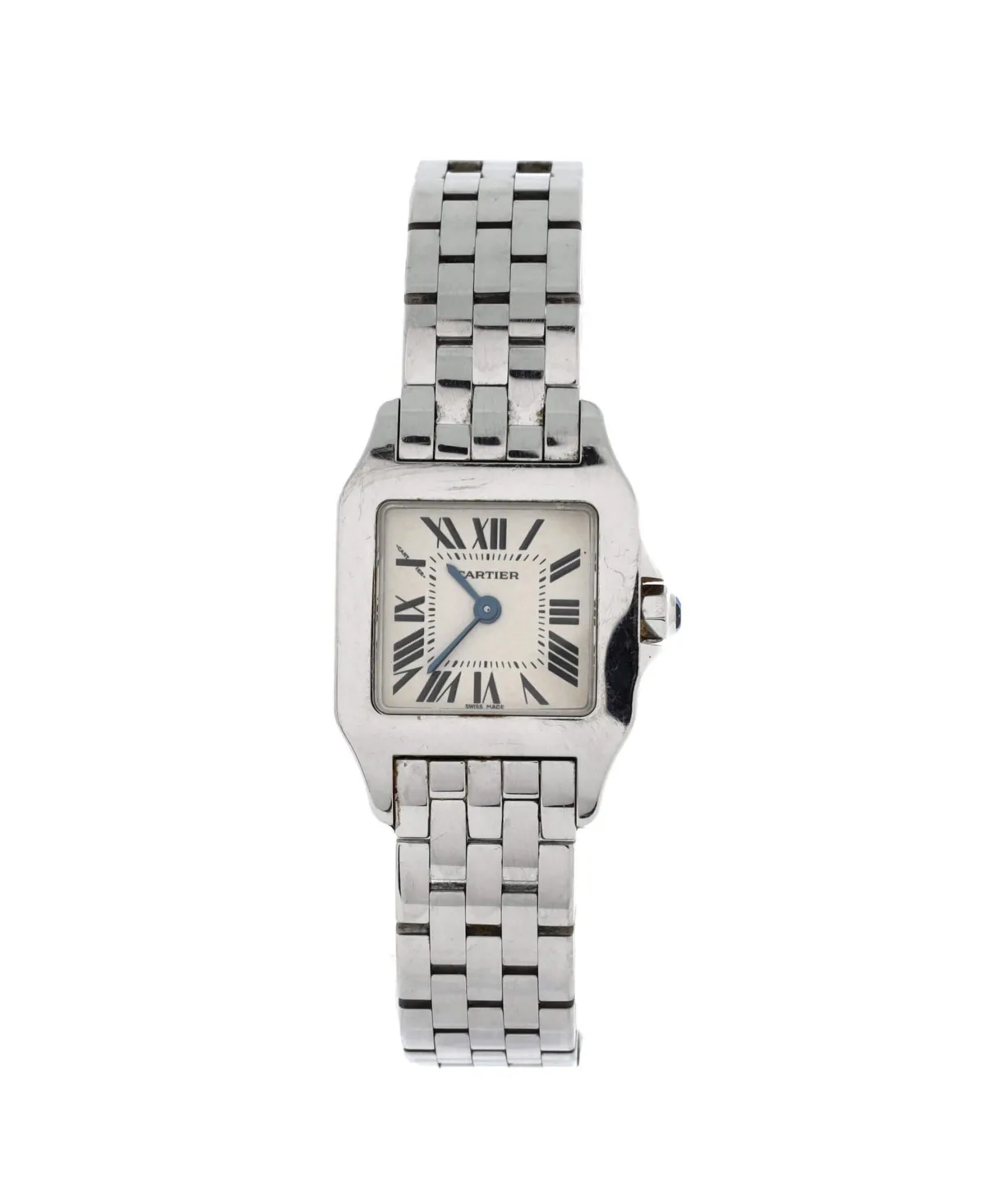 Pre-Owned Cartier Santos Demoiselle Quartz Watch in Stainless Steel 20mm by Cartier's