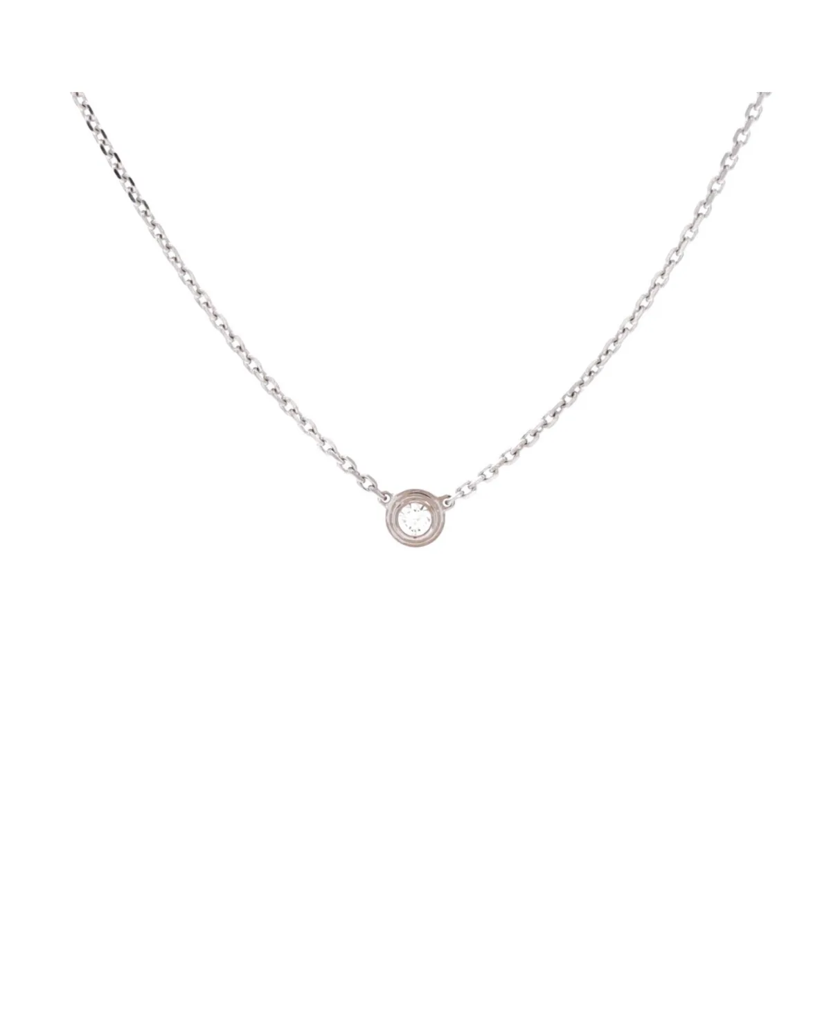 Pre-Owned Cartier D'Amour Pendant Necklace - 18k White Gold