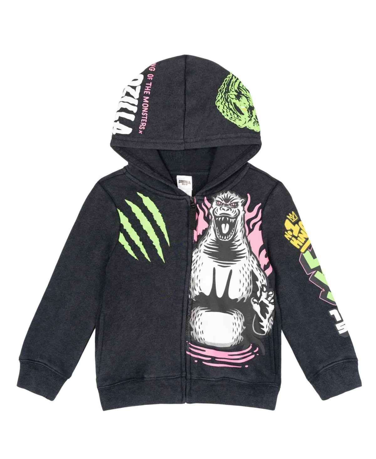 Godzilla Matching Family Fleece Zip Up Hoodie by Godzilla