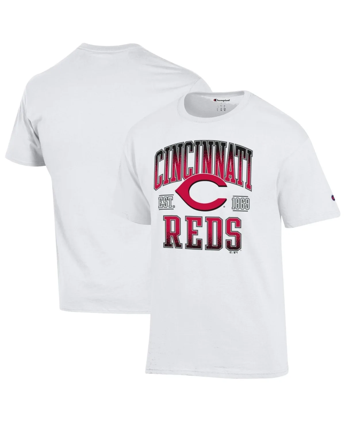 Cincinnati Reds Screen-Printed Graphic Crewneck T-Shirt by Champion