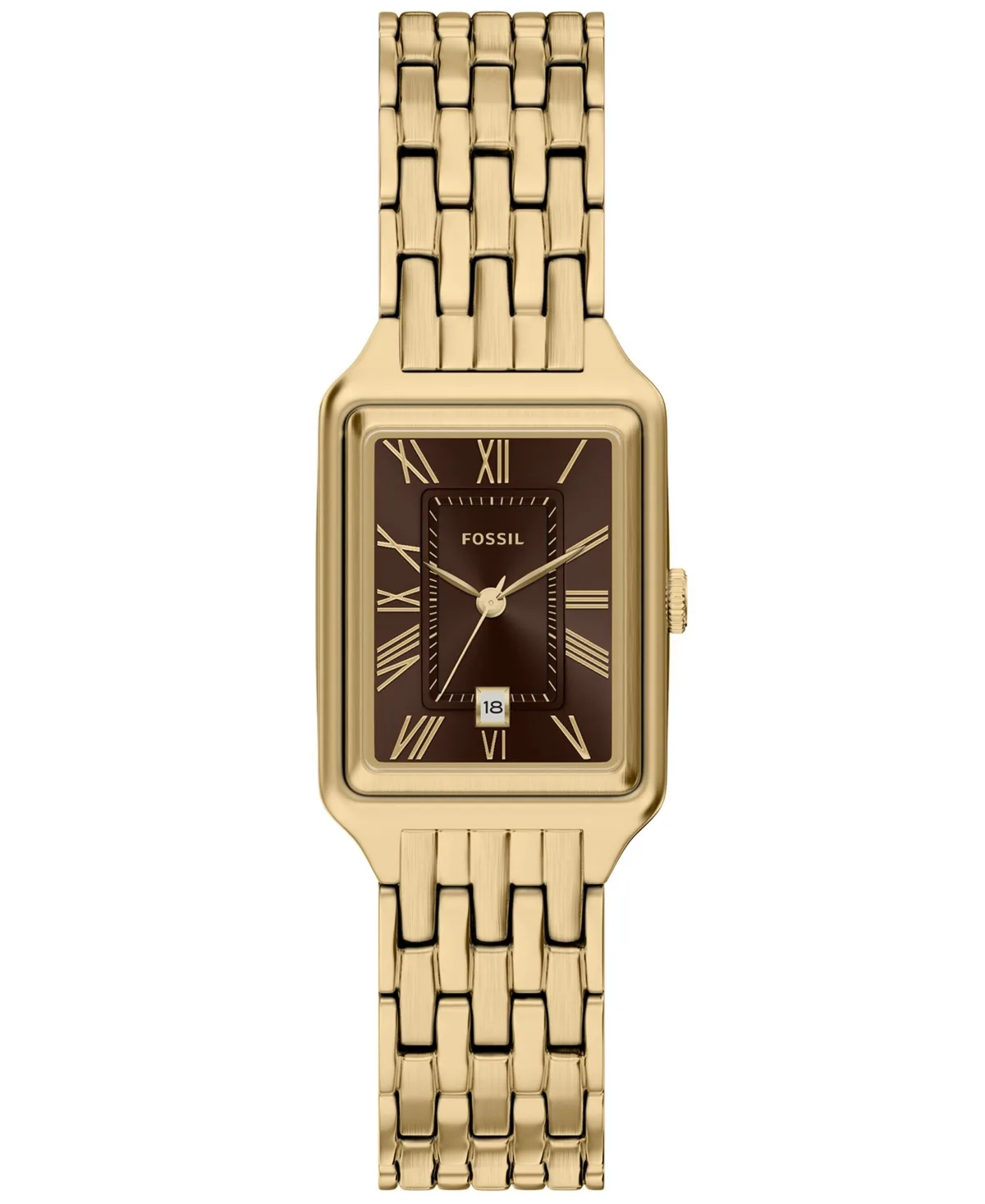 Quartz Raquel Three-Hand Date Stainless Steel Watch 23mm by Fossil