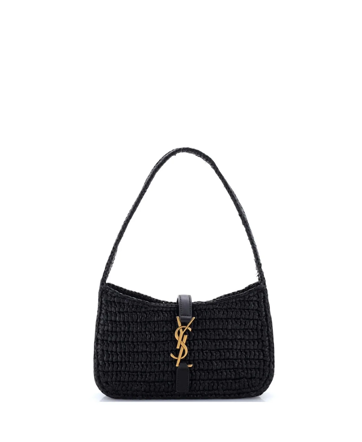 Pre-Owned Saint Laurent Mini Le 5 a 7 Hobo Raffia by Saint Laurent
