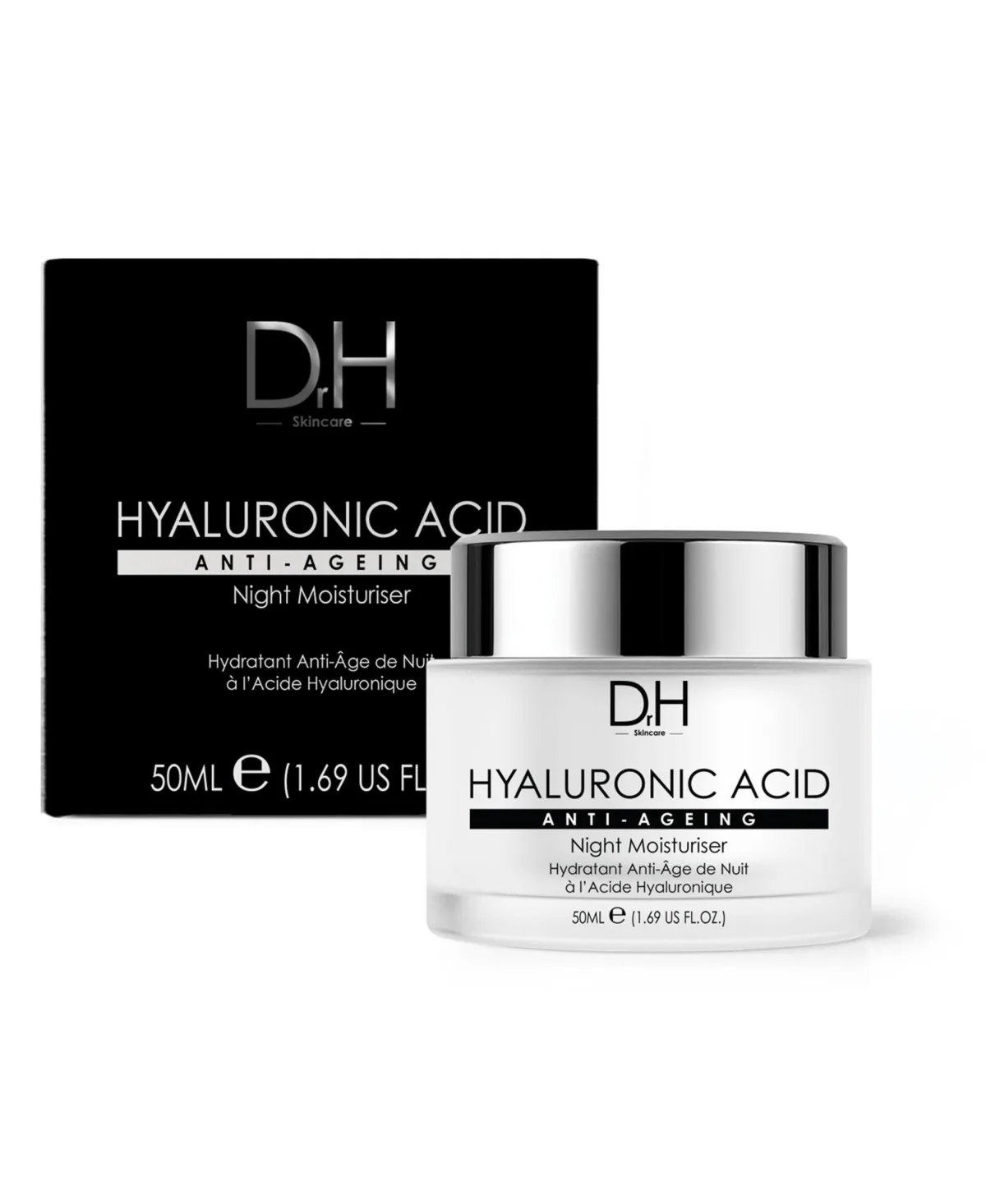 Hyaluronic Acid Anti-Aging Night Moisturizer 50ml by Dr H
