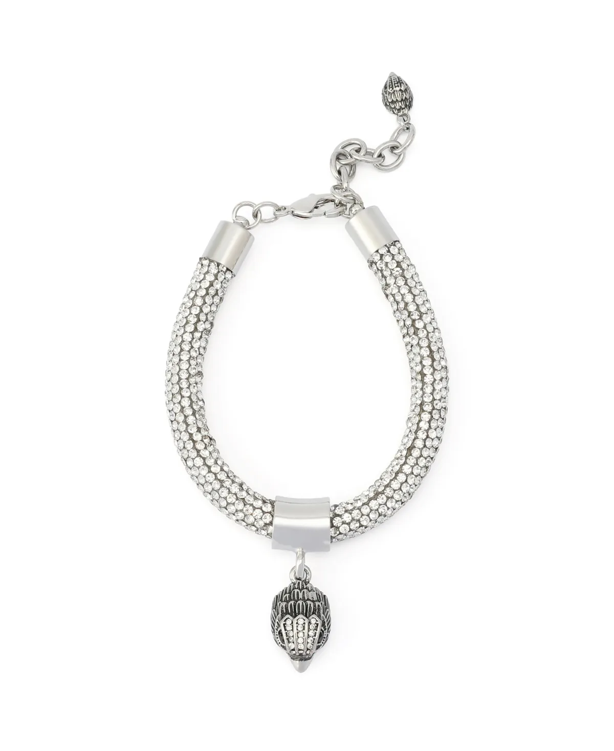 Robert Lee Morris Soho Glass Crystal Signature Eagle Rope Adjustable Bracelet by Kurt Geiger