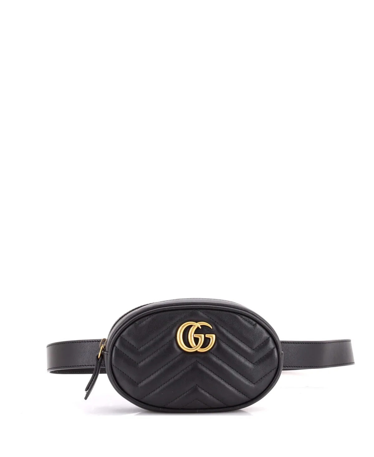 Pre-Owned Gucci Gg Marmont Leather Adjustable Belt Bag by Gucci