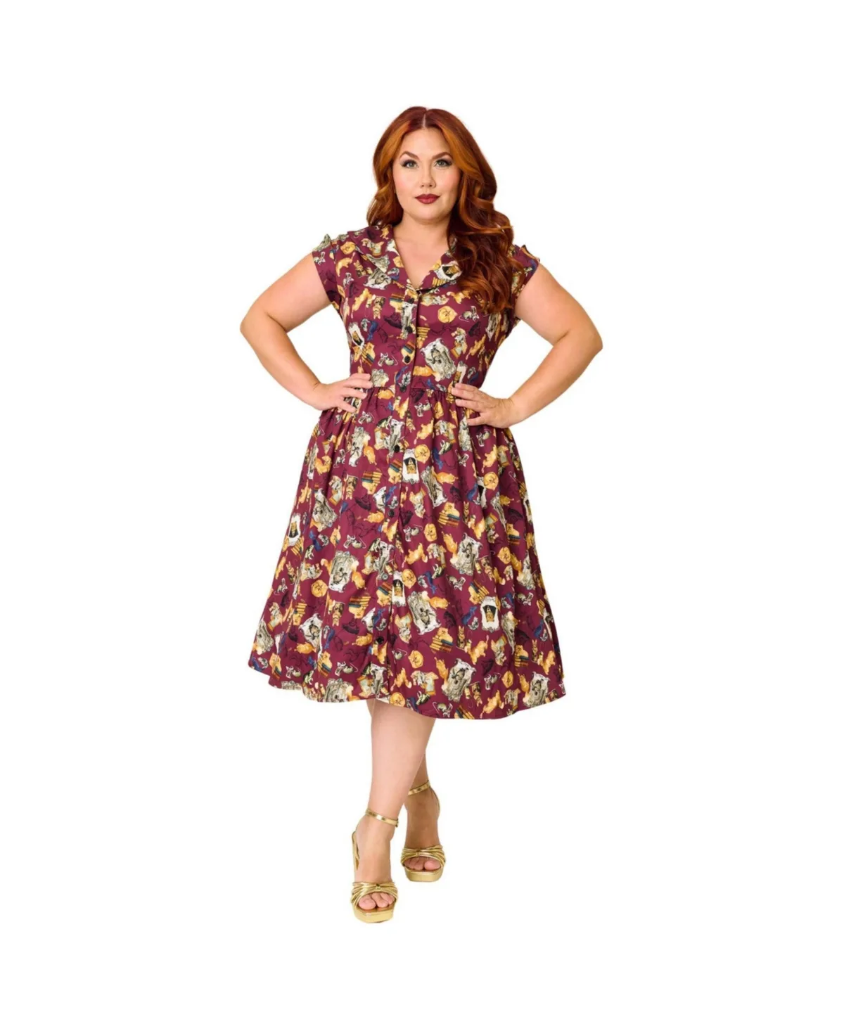 Cafe Swing Dress