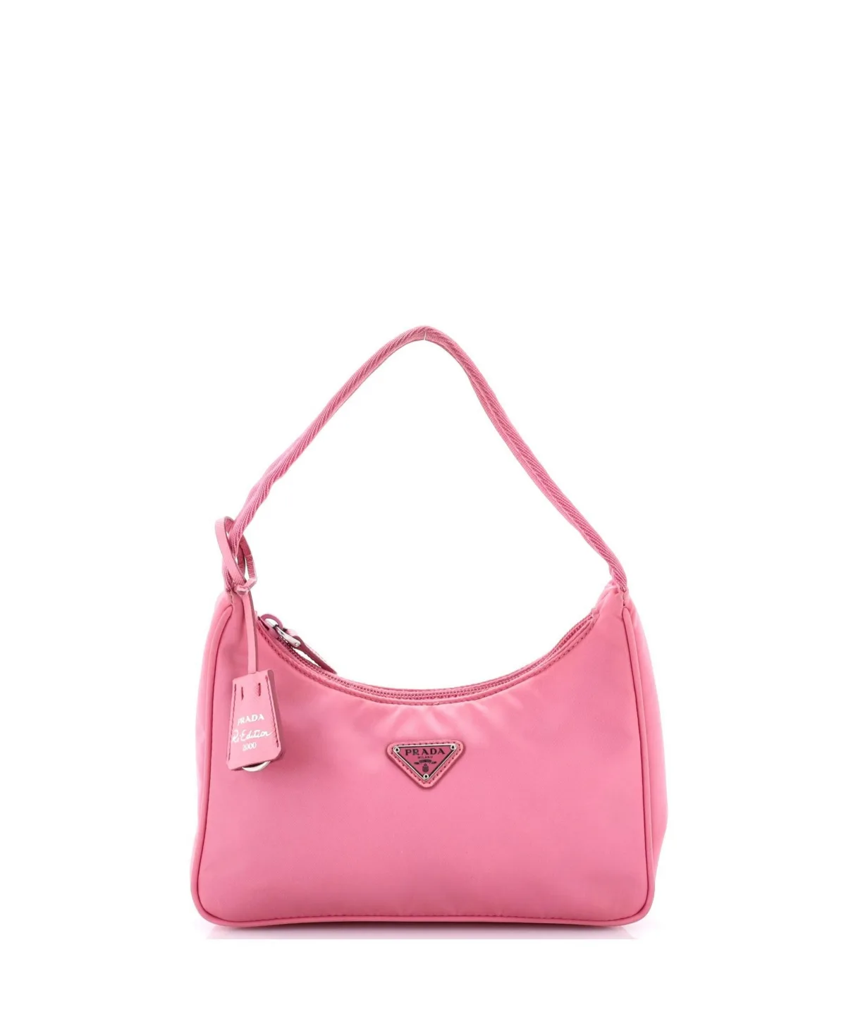 Pre-Owned Prada Mini Re-Edition 2000 Hobo Tessuto by Prada