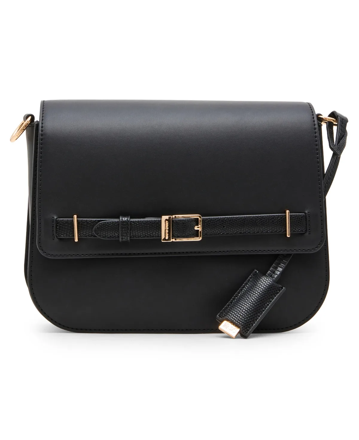 Buckle Small Convertible Satchel Crossbody Handbag