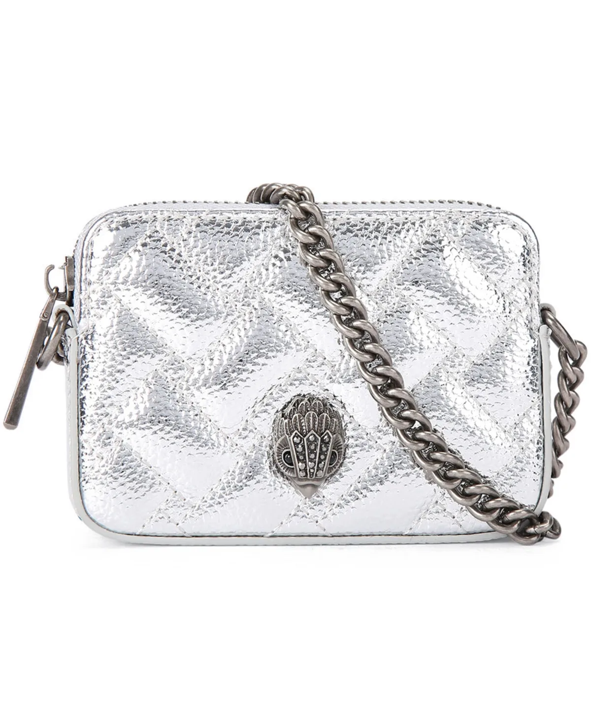 London Mini Kensington Camera Quilted Crossbody Handbag by Kurt Geiger