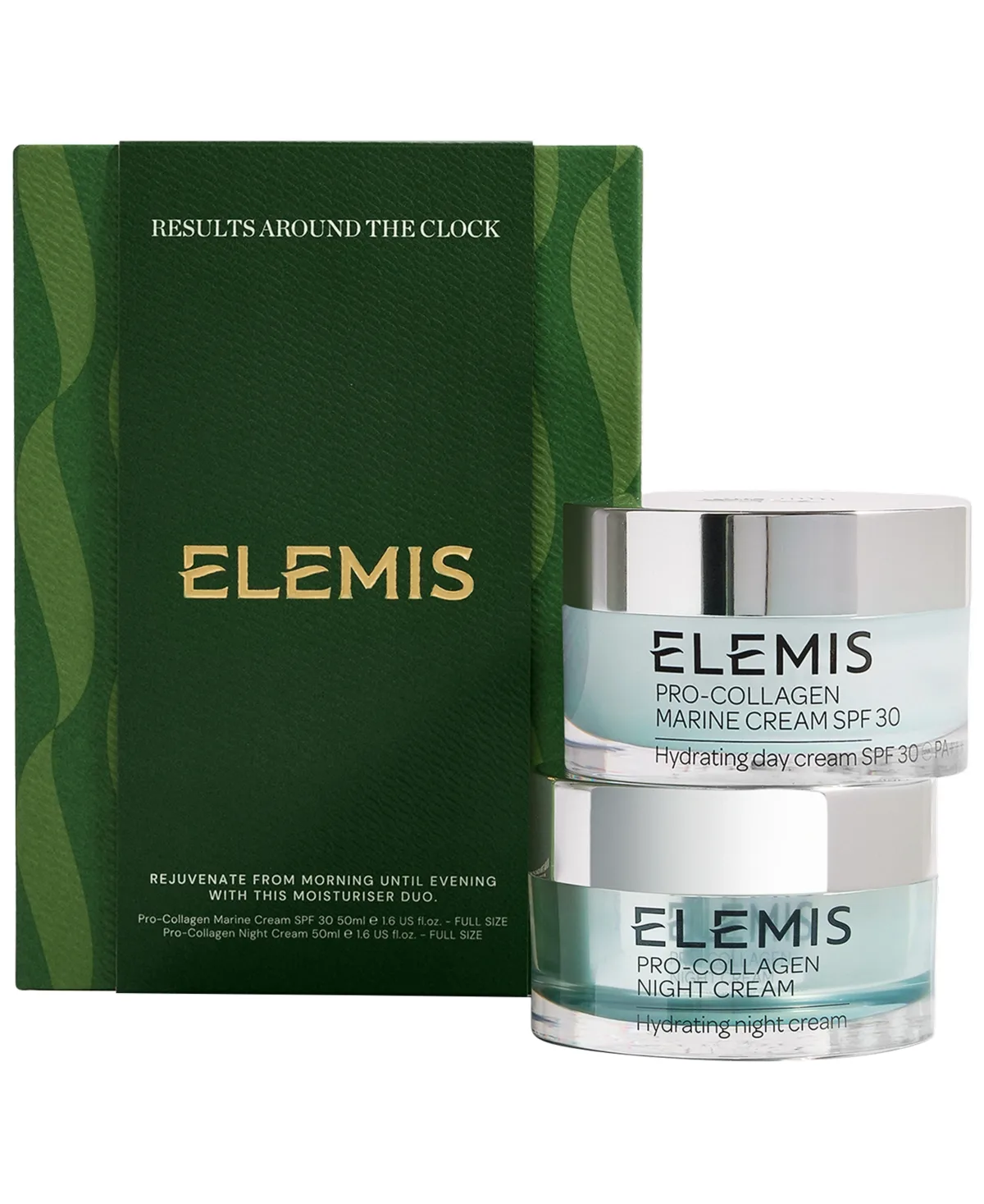2-Piece Pro-Collagen Results Around the Clock Moisturizer Gift Set by Elemis