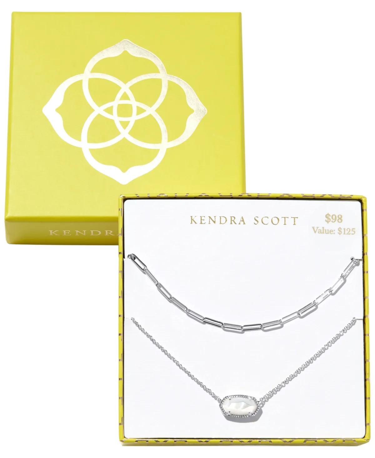 Imitation Pearl Ivory Elisa and Courtney Necklace, 2-Piece Set by Kendra Scott