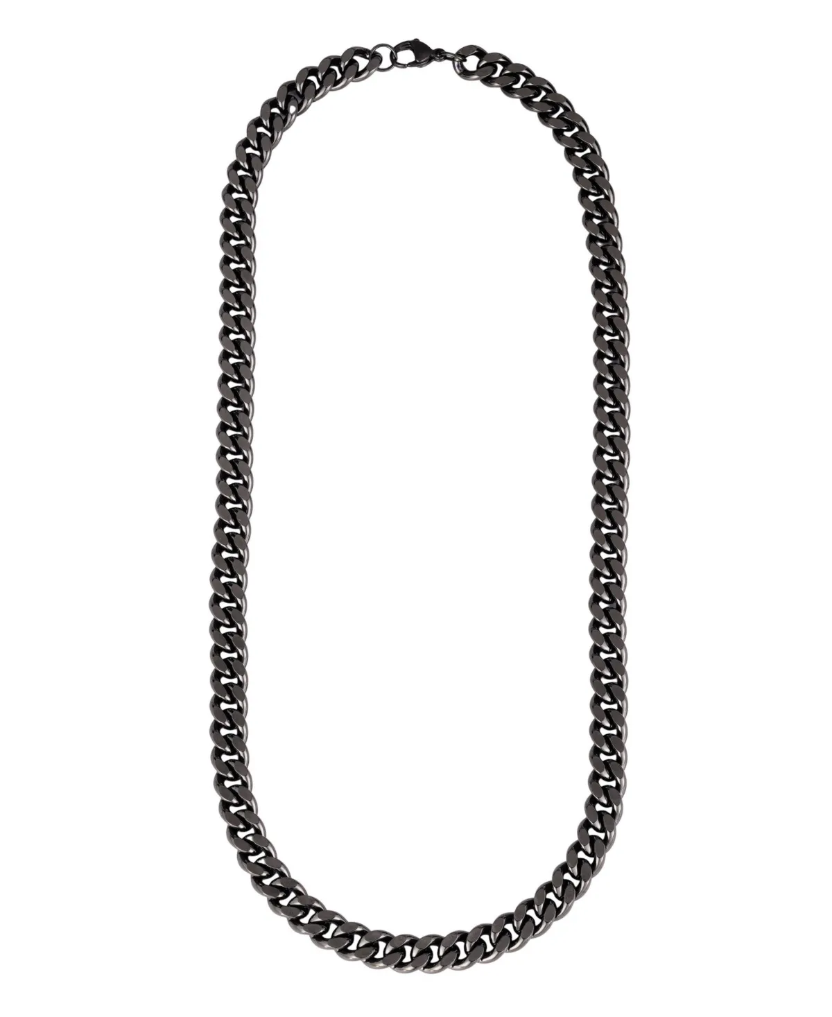 Silver-Tone Curb Necklace by Adornia
