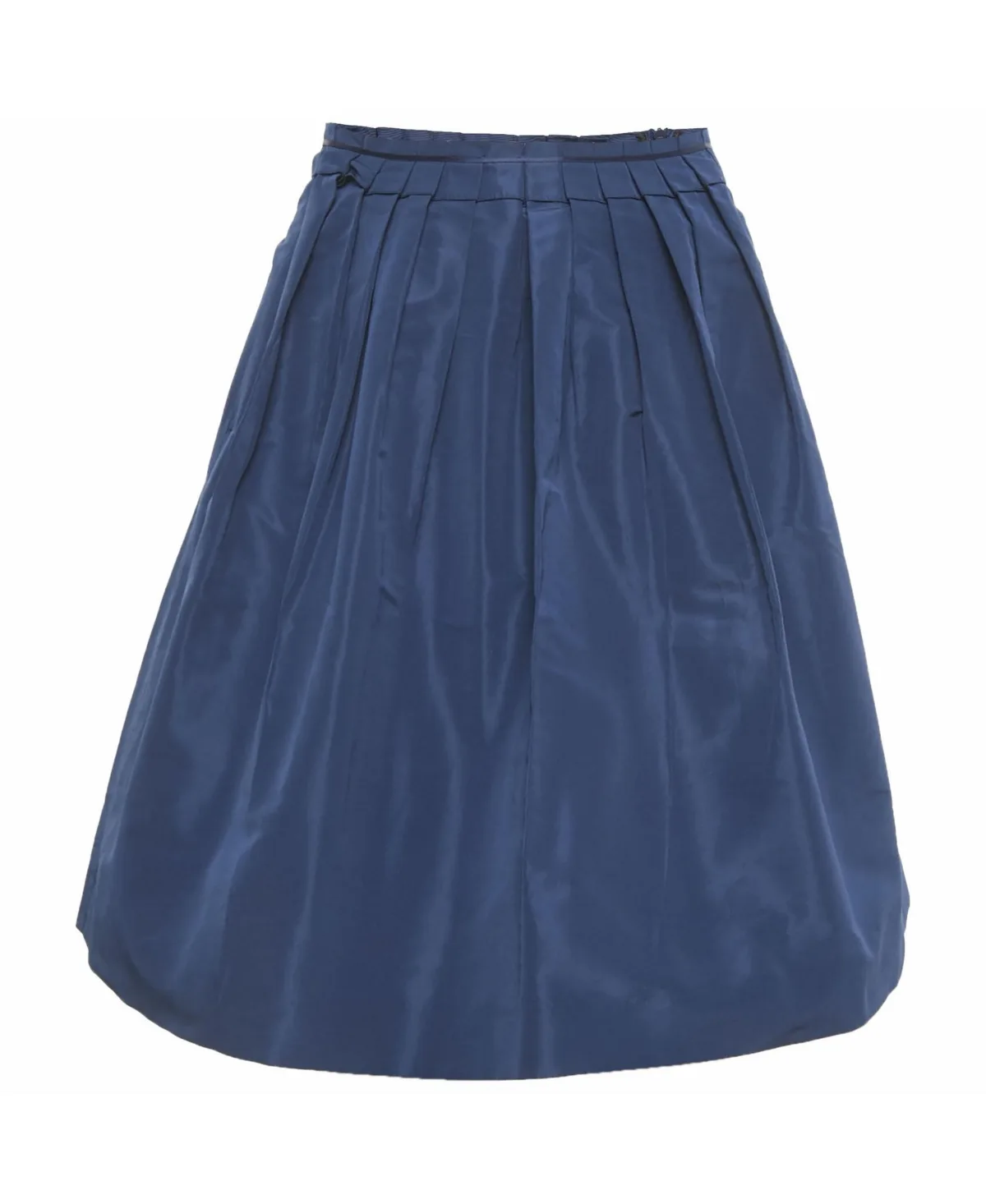 Pre-Owned Synthetic Pleated Mini Skirt by Miu Miu