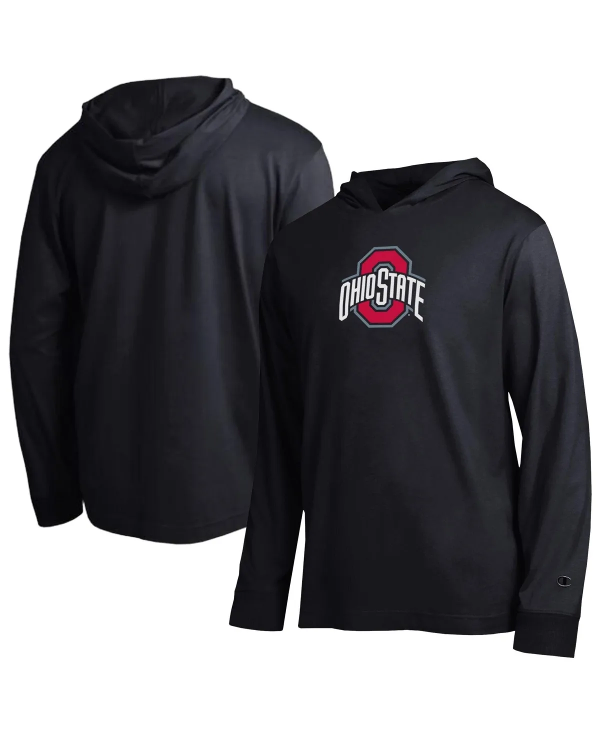 Ohio State Buckeyes Tonal All-Star Long Sleeve Hooded Sweatshirt by Champion