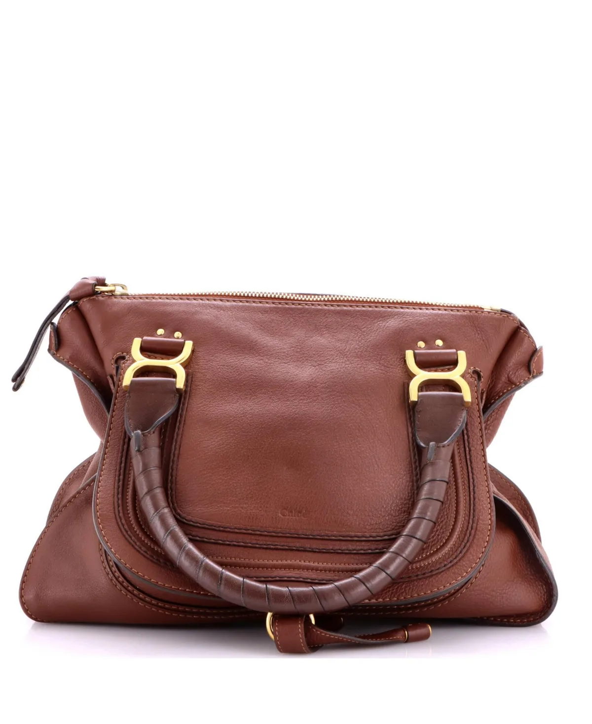 Pre-Owned Chloe Medium Marcie Shoulder Bag Leather