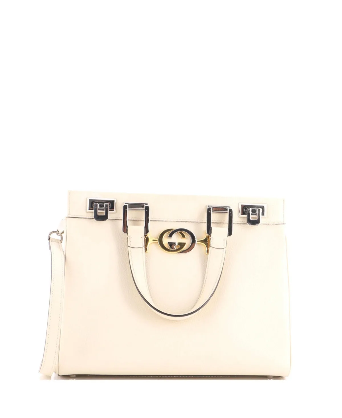 Pre-Owned Gucci Small Zumi Top Handle Bag Leather