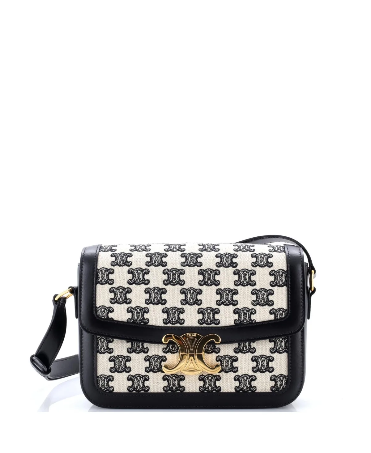 Pre-Owned Medium Triomphe Shoulder Bag Triomphe Canvas by Celine