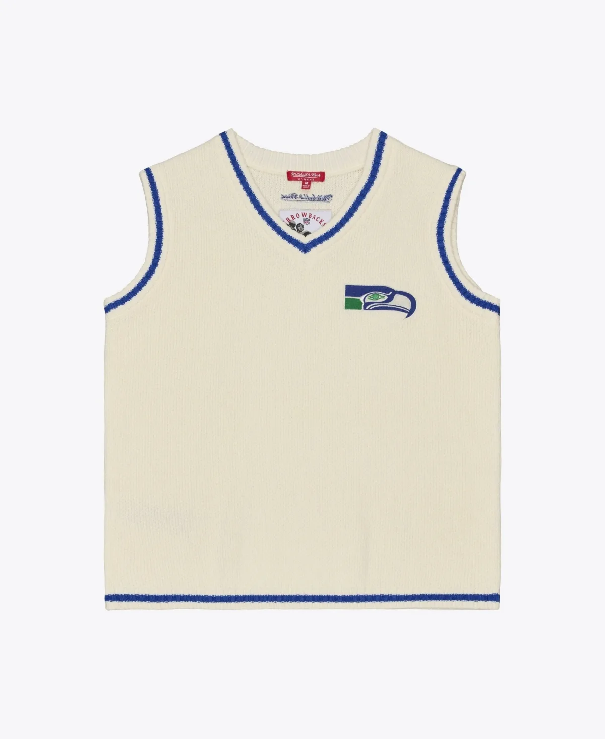 Retro Roots V-Neck Sleeveless Sweater Vest by Mitchell & Ness