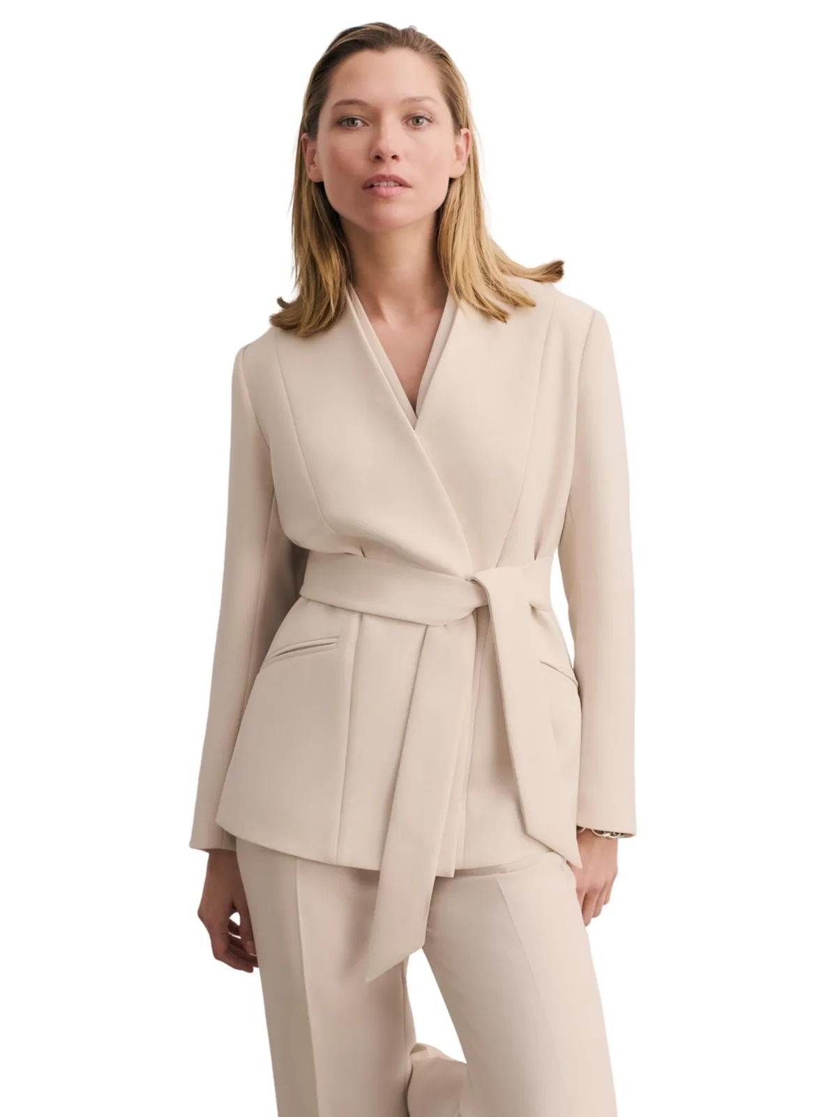 Selsey Doppio Crepe Blazer by The Fold