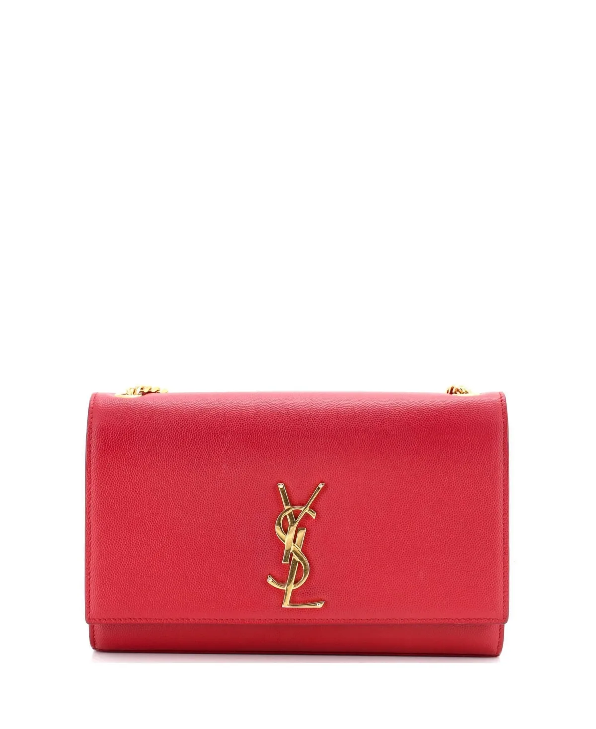 Pre-Owned Medium Classic Monogram Crossbody Bag Grainy Leather by Saint Laurent
