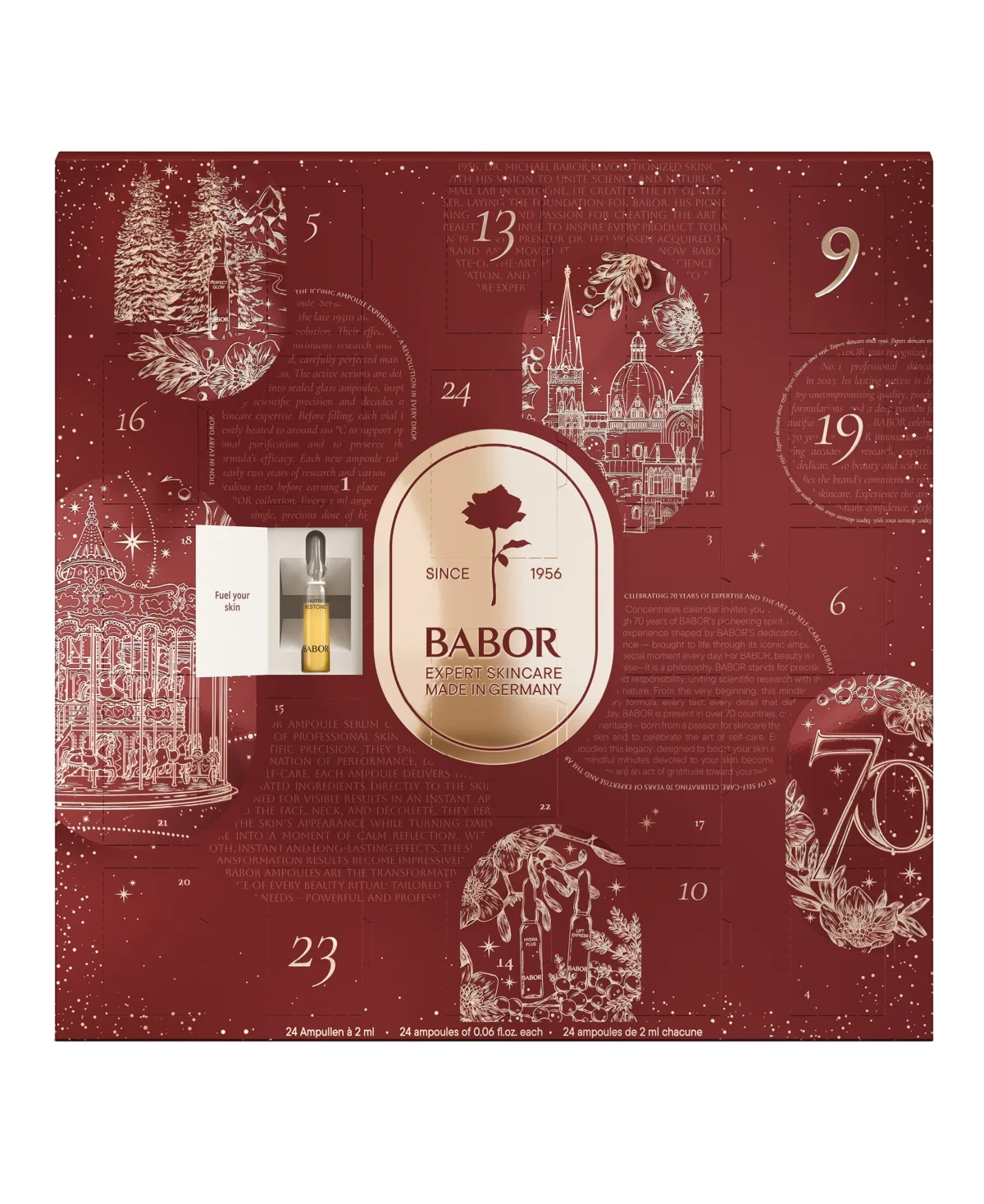24-Piece Ampoule Advent Calendar Gift Set by BABOR