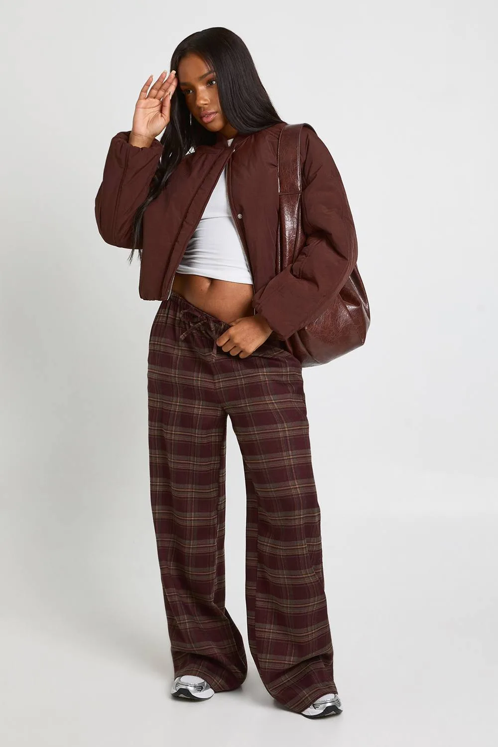 Oversized Bomber Jacket by boohoo