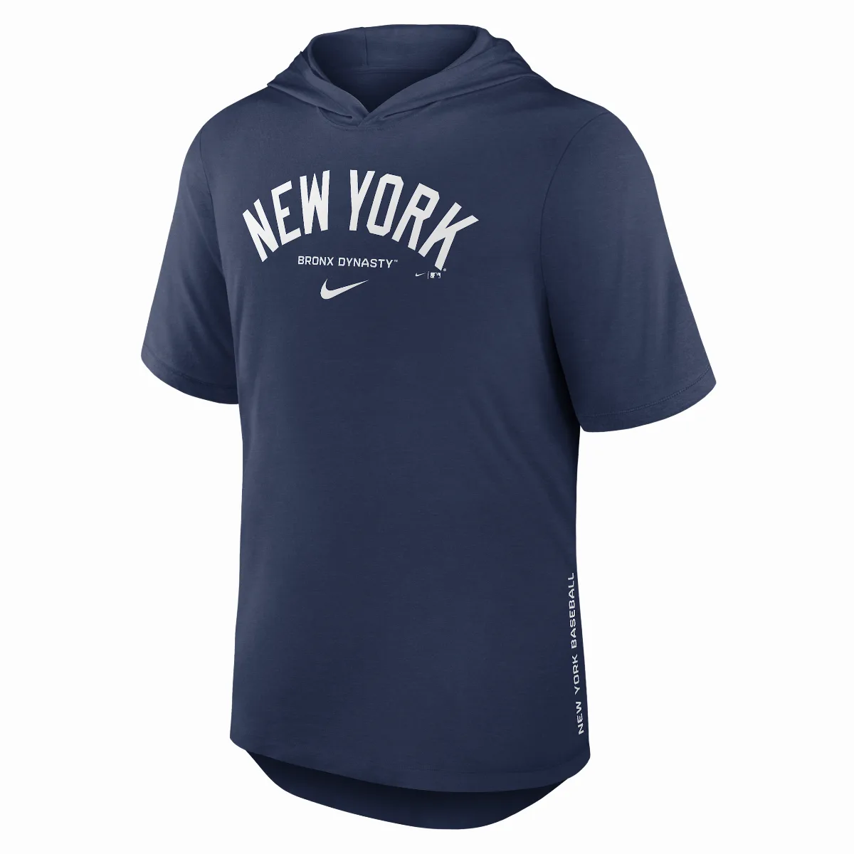New York Yankees Arched Wordmark Dri-FIT MLB Hooded T-Shirt by Nike
