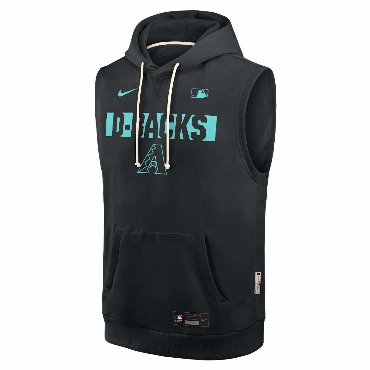 Arizona Diamondbacks Authentic Collection Standard Issue Dri-FIT MLB Sleeveless Pullover Hoodie by Nike