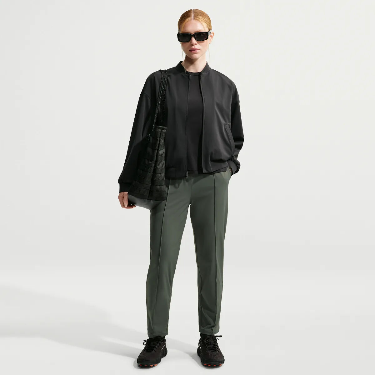 24.7 PerfectStretch Dri-FIT UV Protection High-Rise Tapered Pants by Nike