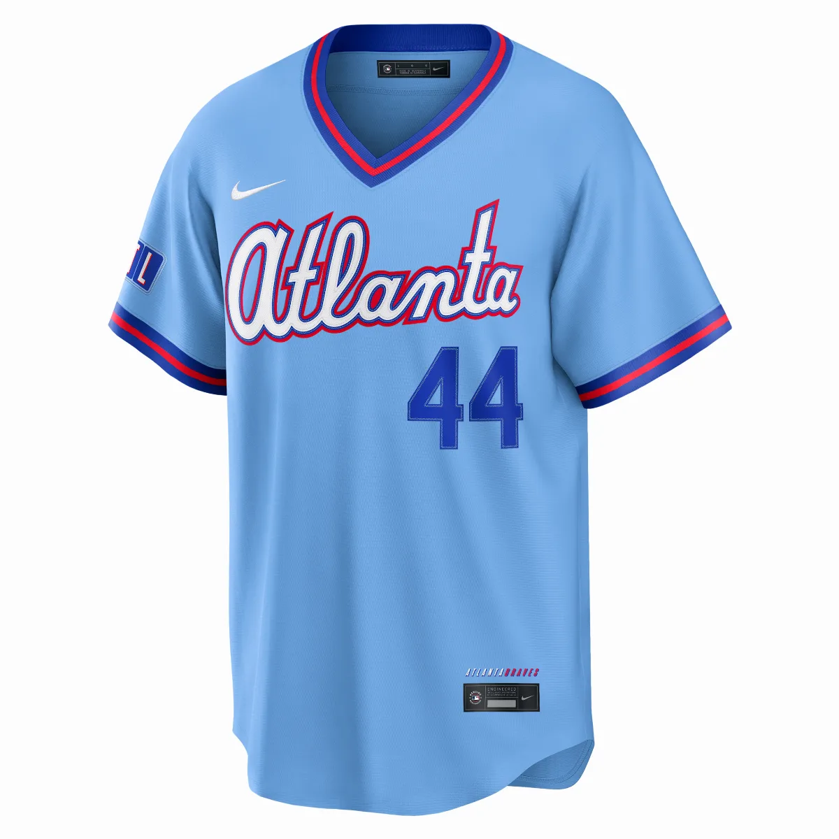 Hank Aaron Atlanta Braves City Connect MLB Stadium Jersey by Nike