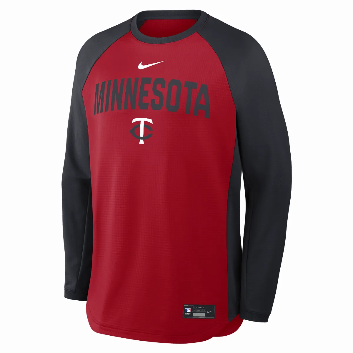 Minnesota Twins Authentic Collection Dri-FIT Pullover Crew by Nike