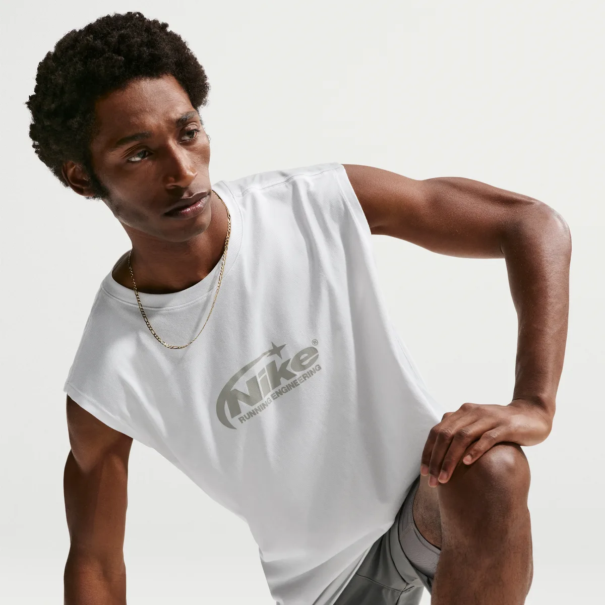 Dri-FIT Sleeveless Running T-Shirt by Nike