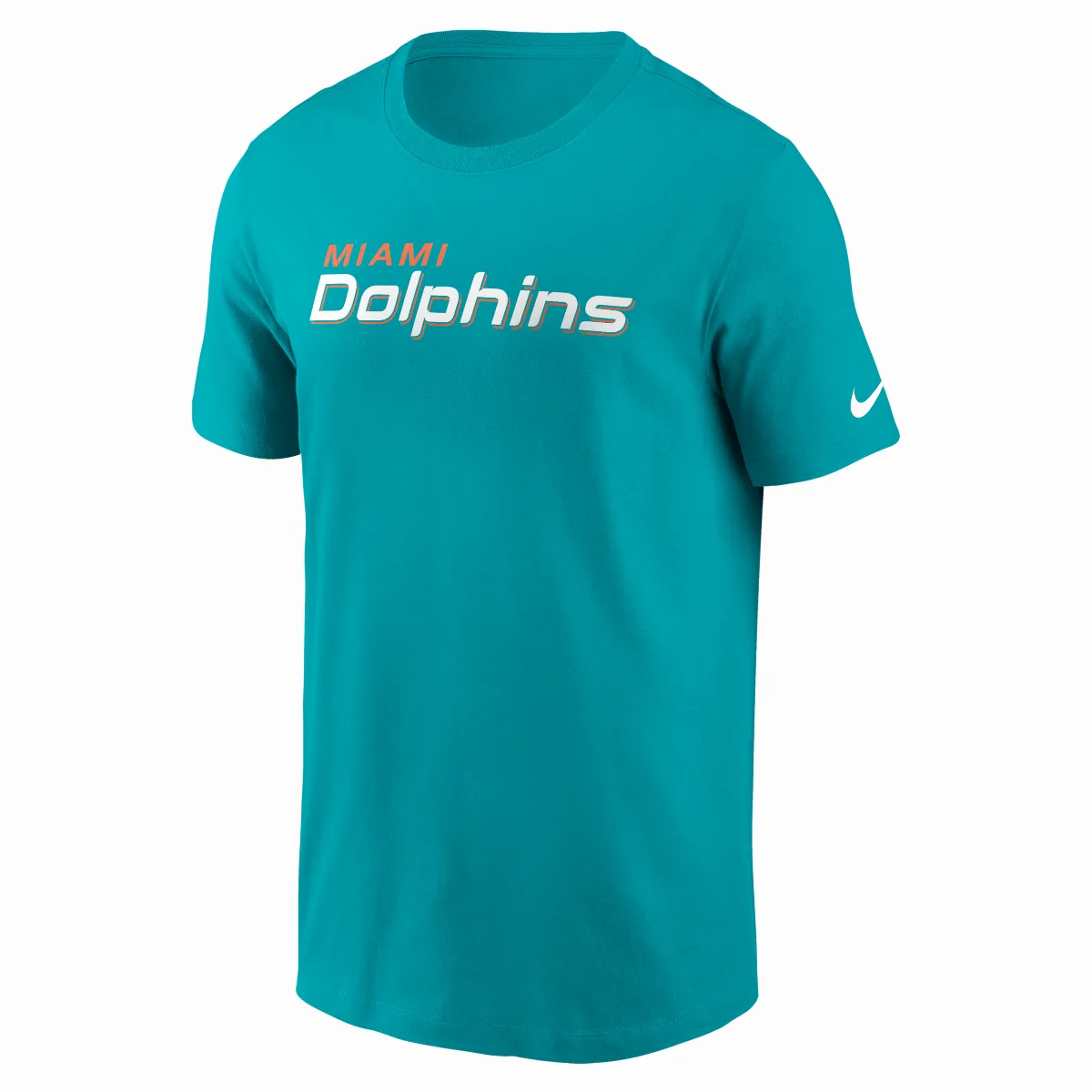 Miami Dolphins Primetime Wordmark Essential NFL T-Shirt by Nike