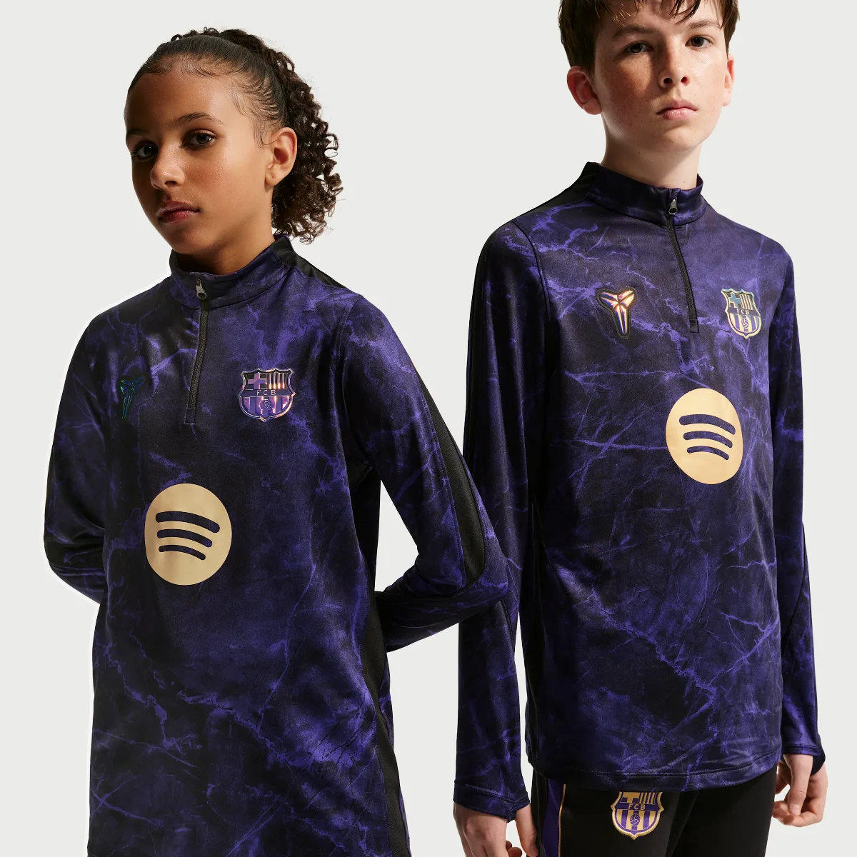 FC Barcelona Strike Away Kobe Dri-FIT Soccer Knit Pre-Match Drill Top by Nike