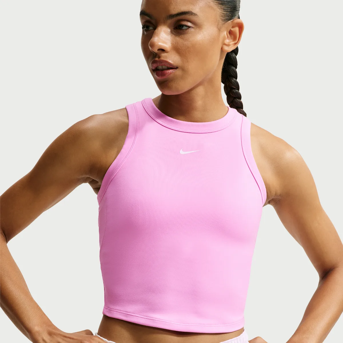 One Fitted Dri-FIT Cropped Tank Top