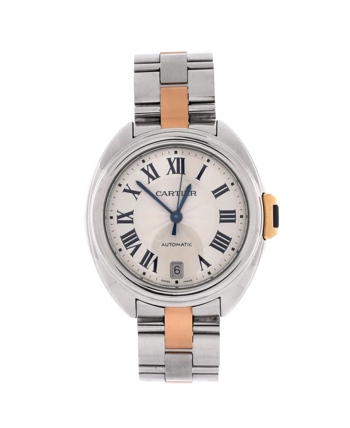 Pre-Owned Automatic Cle De Cartier Two-Tone Bracelet, 35mm by Cartier's