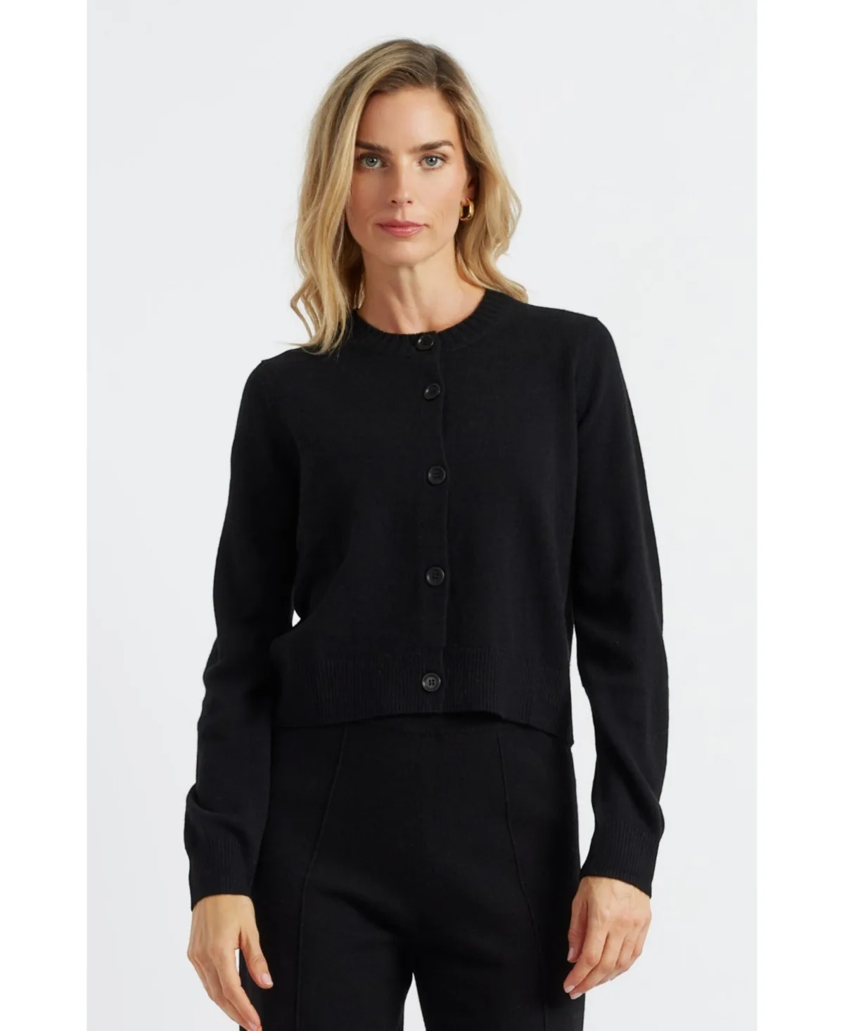 Chinti & Parker Wool Cashmere Cropped Cardigan