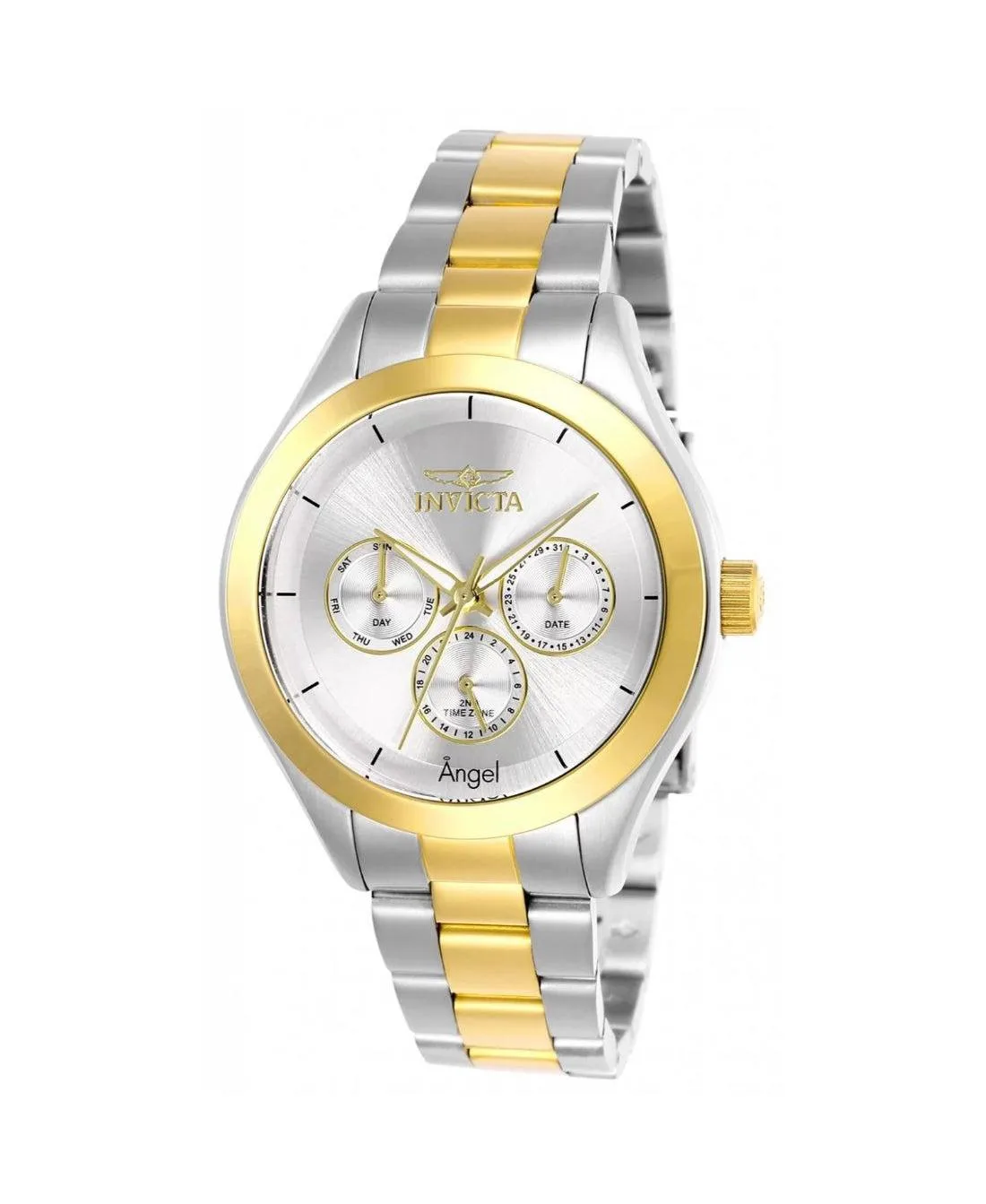 Quartz 3-Hand Angel Two-Tone Stainless Steel Watch, 40mm by Invicta