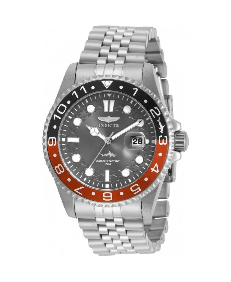 Quartz 3-Hand Pro Diver Water-Resistant Stainless Steel Watch, 43mm