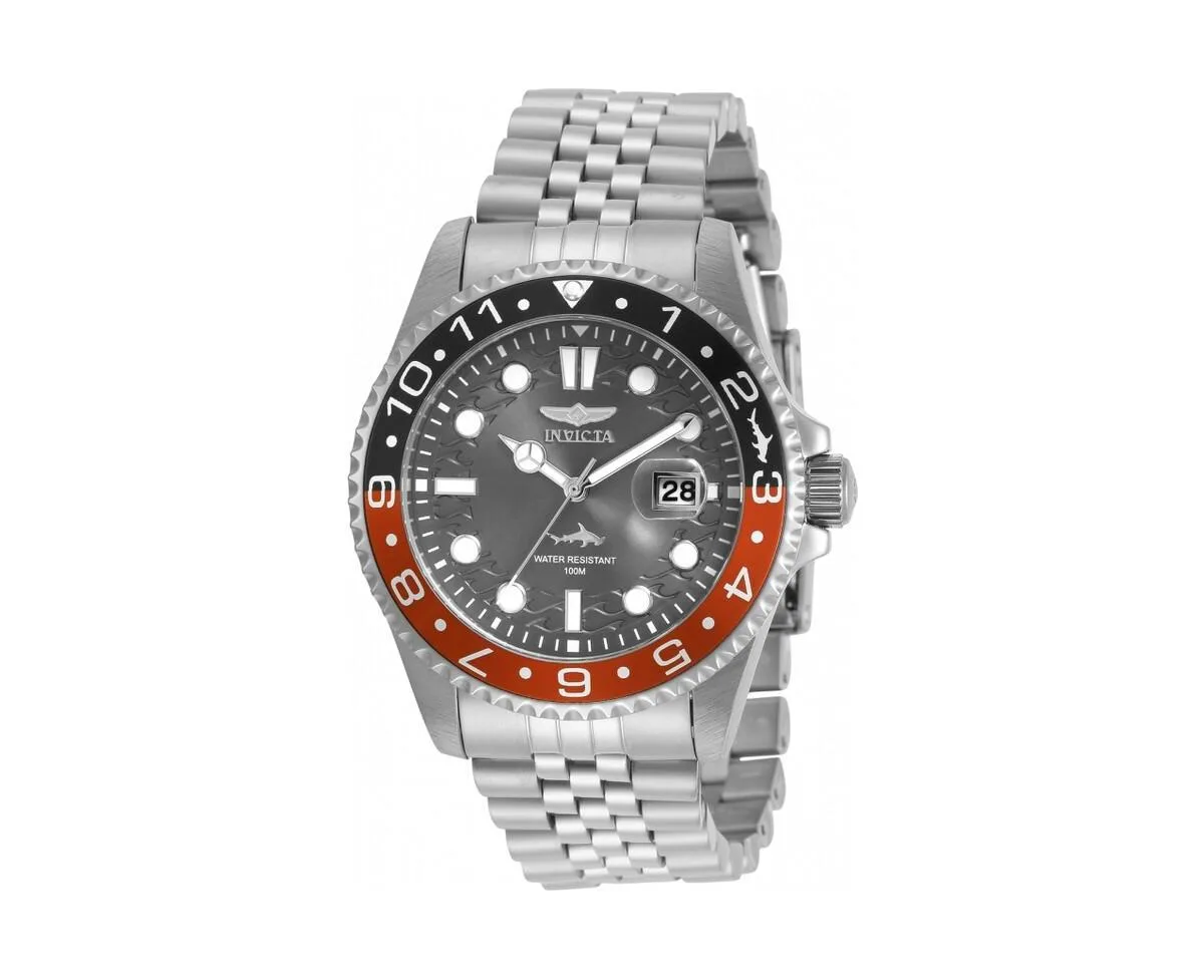 Quartz 3-Hand Pro Diver Water-Resistant Stainless Steel Watch, 43mm