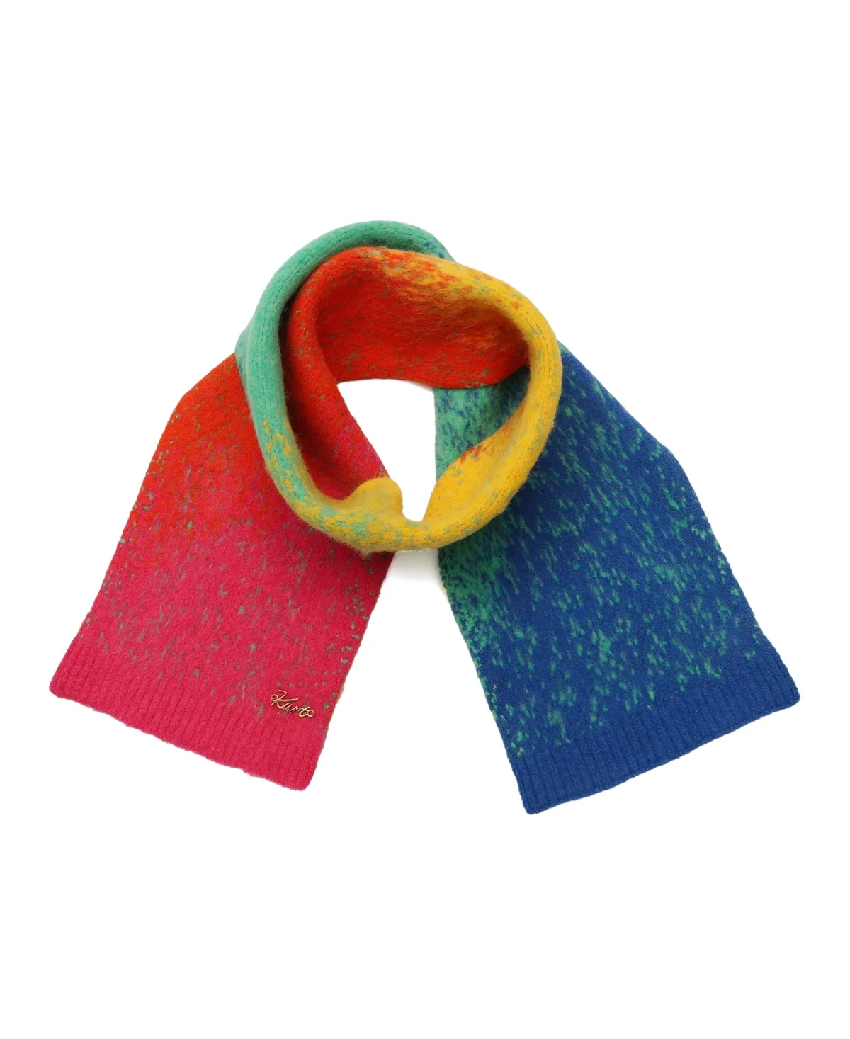 Gradient Knit Pixel Scarf by Kurt Geiger