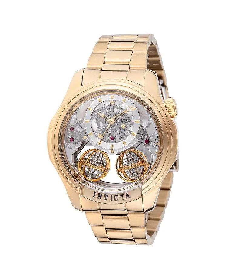 Invicta 48900 Specialty Quartz Gold-Tone Stainless Steel Water-Resistant Watch, 46mm by Invicta
