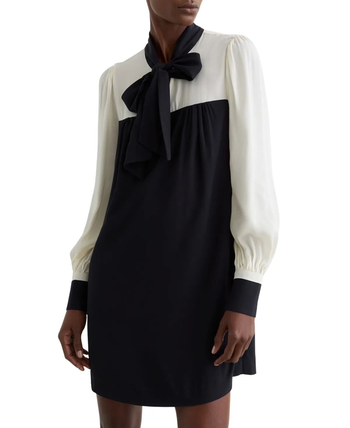 Cam Colorblock Shift Mini Dress by Reiss