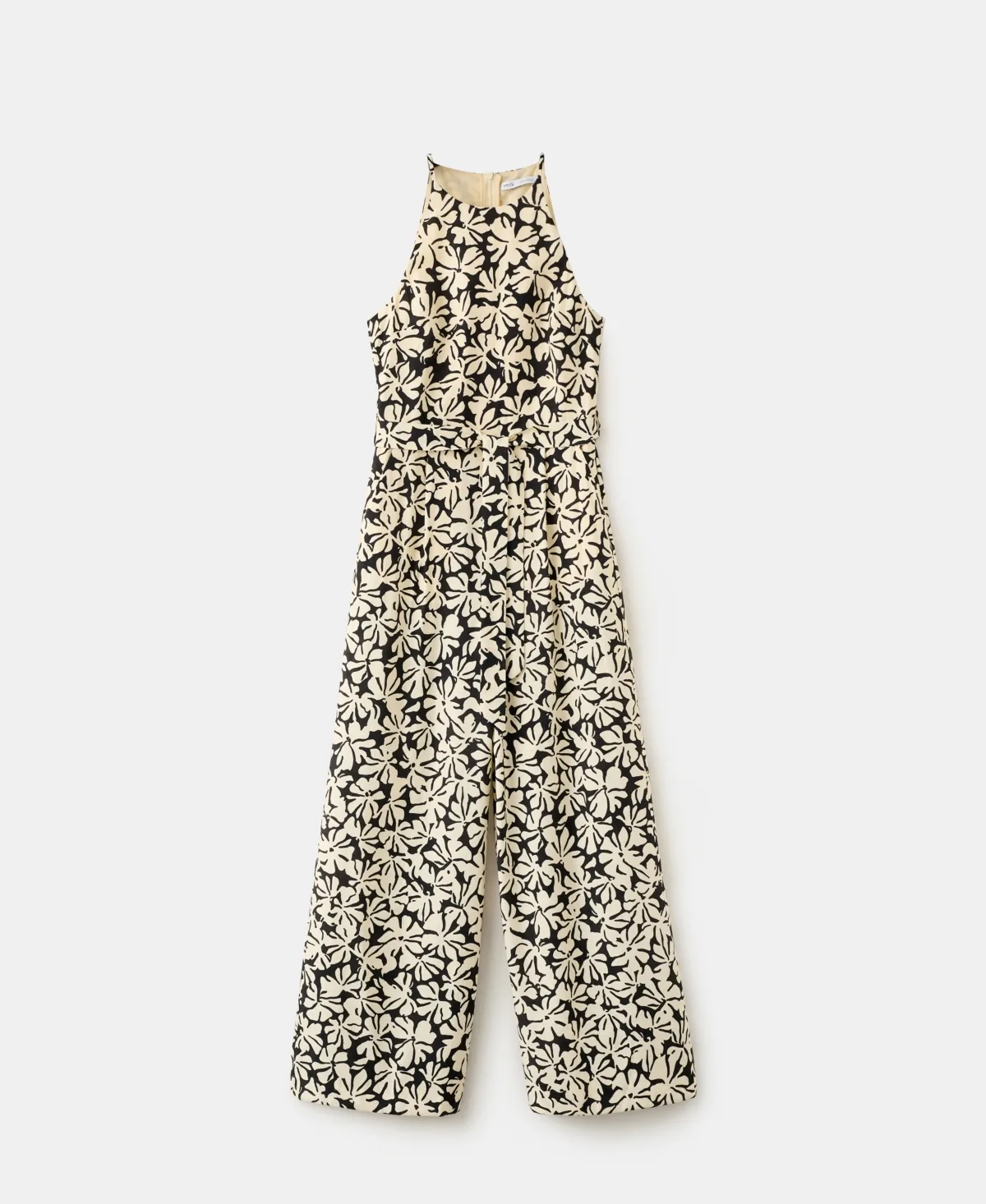 Belted Floral-Printed Jumpsuit