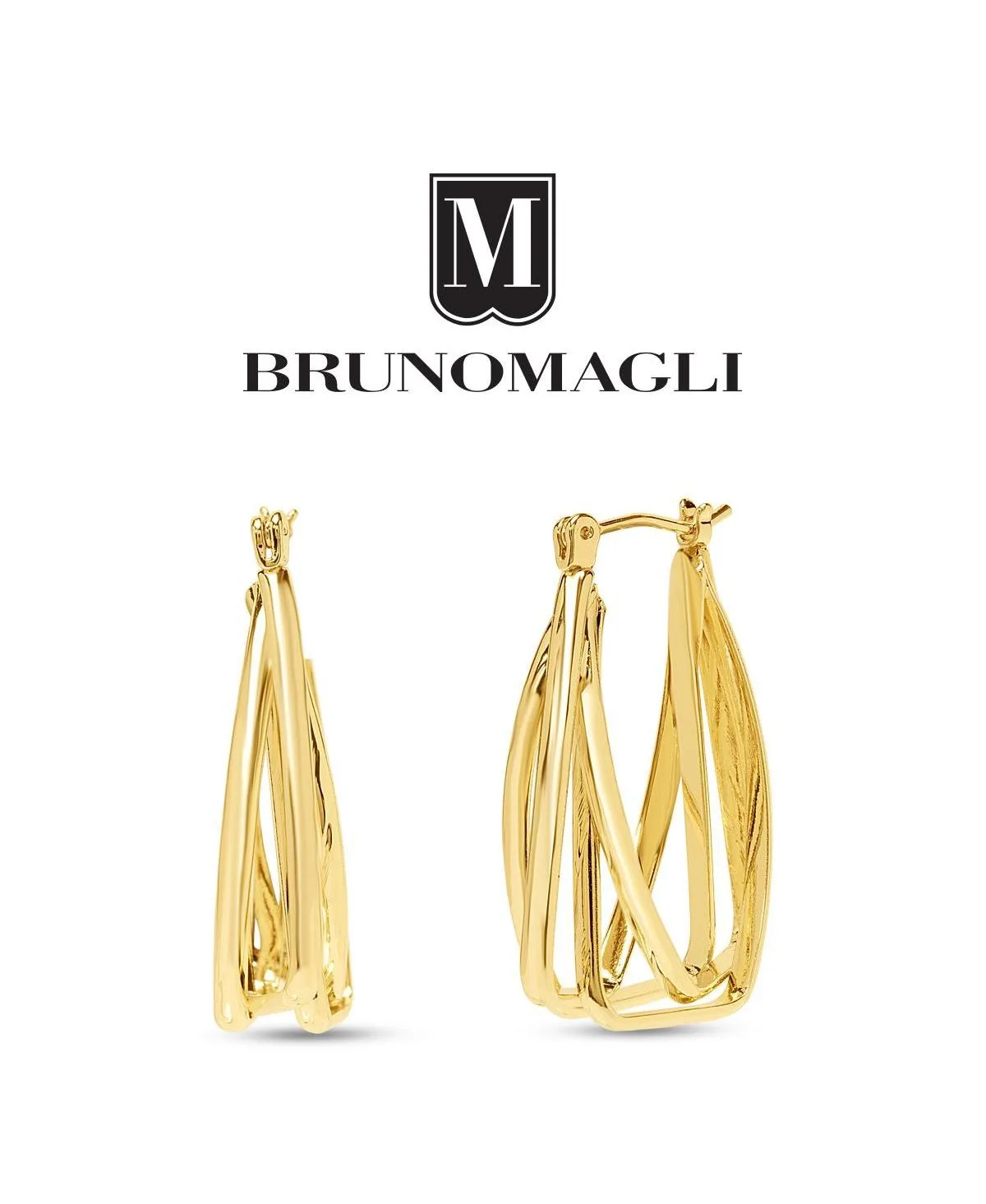 Vittoria Hoop Earrings by Bruno Magli