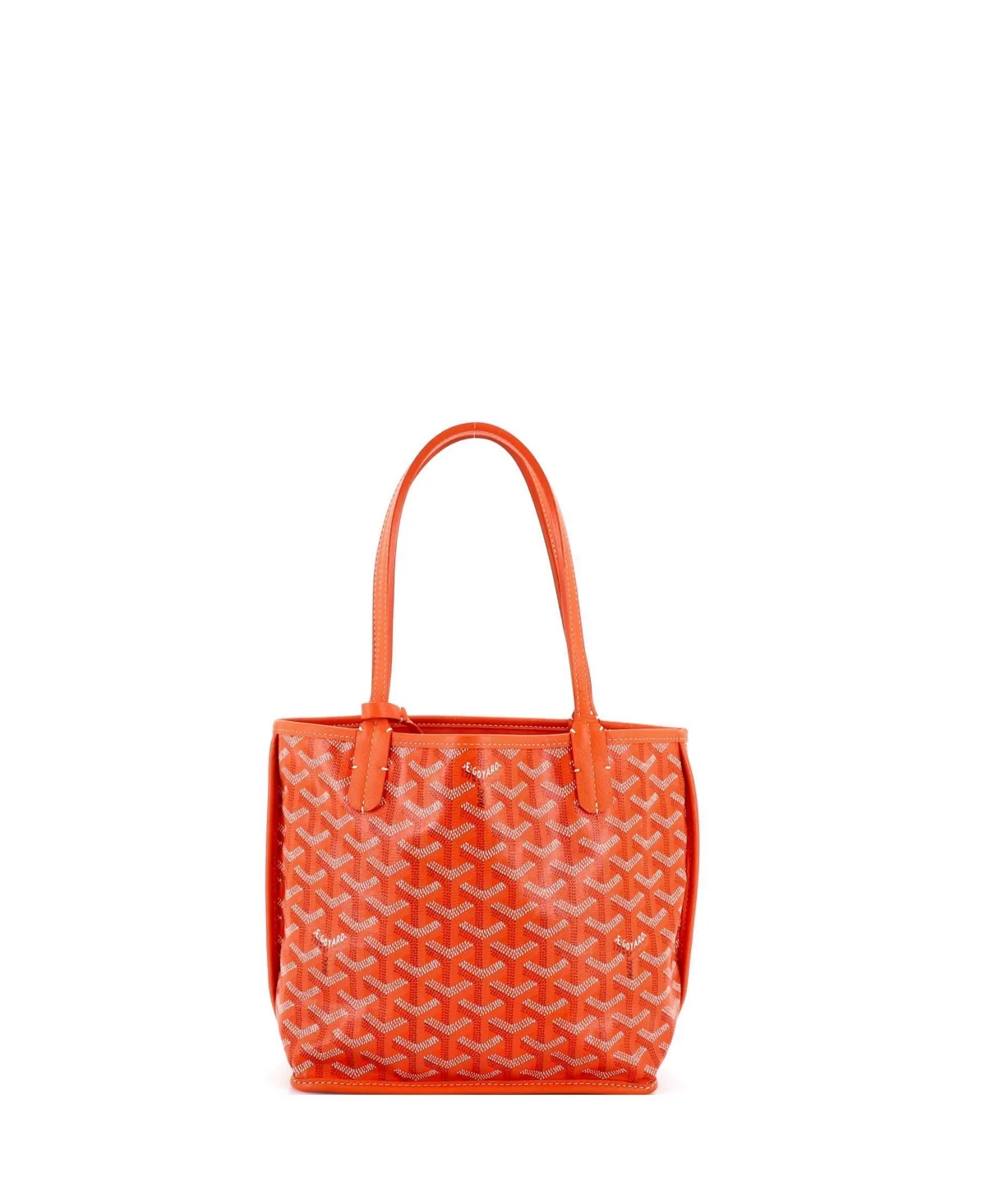 Pre-Owned Goyard Mini Anjou Reversible Coated Canvas Tote by Pre Owned Goyard