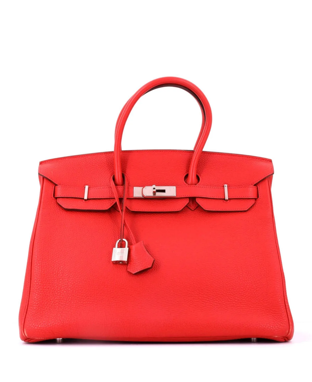 Pre-Owned Hermes Birkin 35 Handbag Togo with Palladium Hardware by Hermes