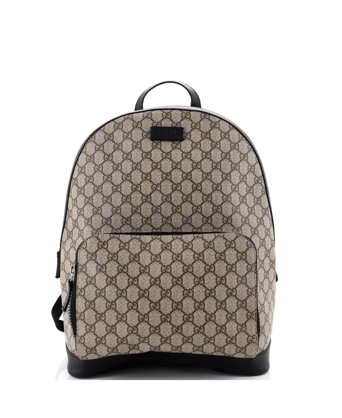 Pre-Owned Gucci Medium Zip Pocket Backpack Gg Coated Canvas by Gucci