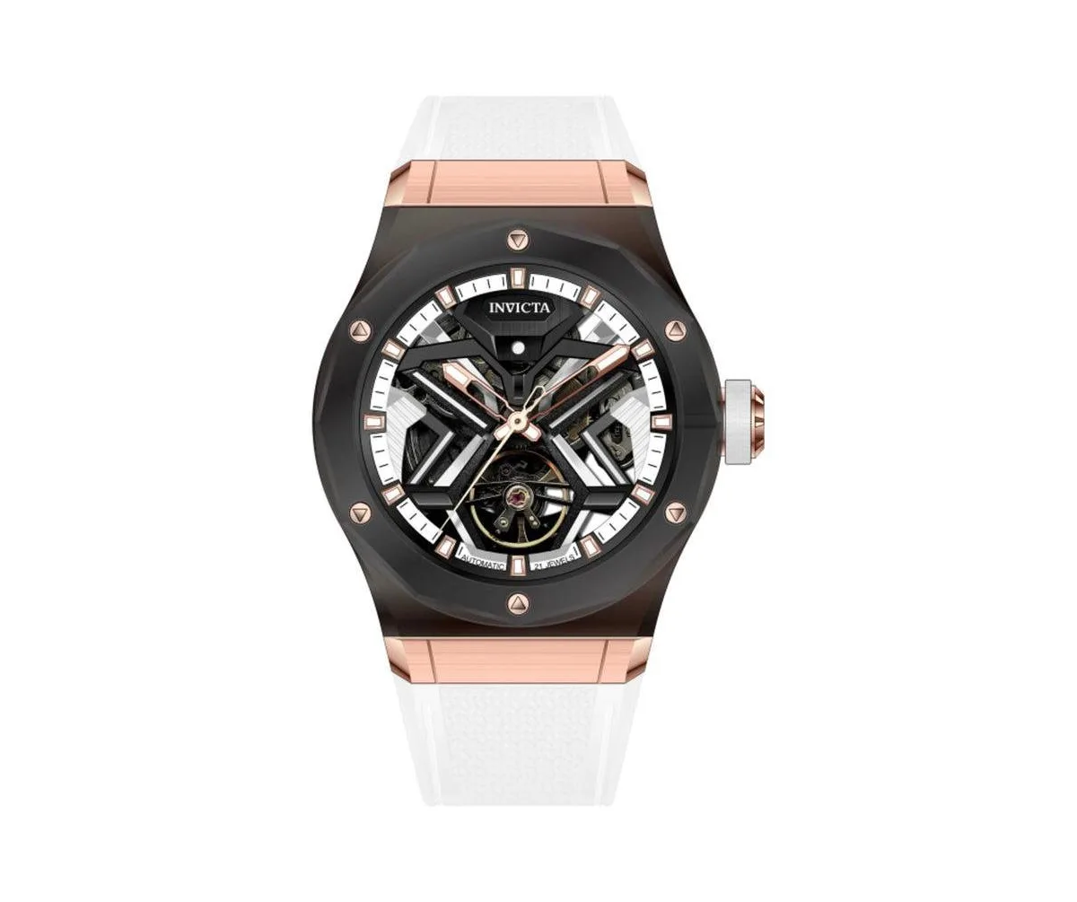 Mechanical Celestial 70112 Rubber Watch, 45mm, Water Resistant to 50 Meters by Invicta